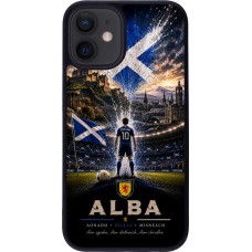 iPhone 12 mini Case Hülle - Silikon schwarz Fussball Schottland splash 2026