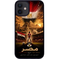 iPhone 12 mini Case Hülle - Silikon schwarz Fussball Ägypten splash 2026