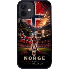 iPhone 12 mini Case Hülle - Silikon schwarz Fussball Norwegen splash 2026