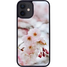 iPhone 12 mini Case Hülle - Silikon schwarz Cherry tree 2026