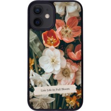 iPhone 12 mini Case Hülle - Silikon schwarz Full Bloom 2026