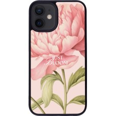 iPhone 12 mini Case Hülle - Silikon schwarz Just Bloom 2026