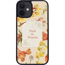iPhone 12 mini Case Hülle - Silikon schwarz Trust the process 2026