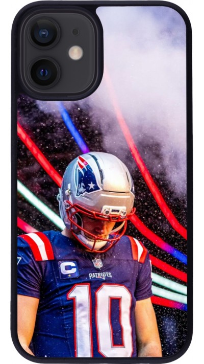iPhone 12 mini Case Hülle - Silikon schwarz Super Bowl 26 Patriots 3