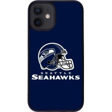 iPhone 12 mini Case Hülle - Silikon schwarz Super Bowl 26 Seattle 3