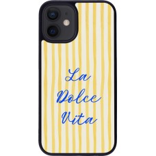 iPhone 12 mini Case Hülle - Silikon schwarz The good life 2026