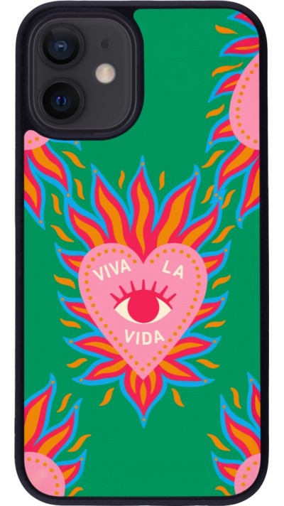 iPhone 12 mini Case Hülle - Silikon schwarz Viva la vida 2026