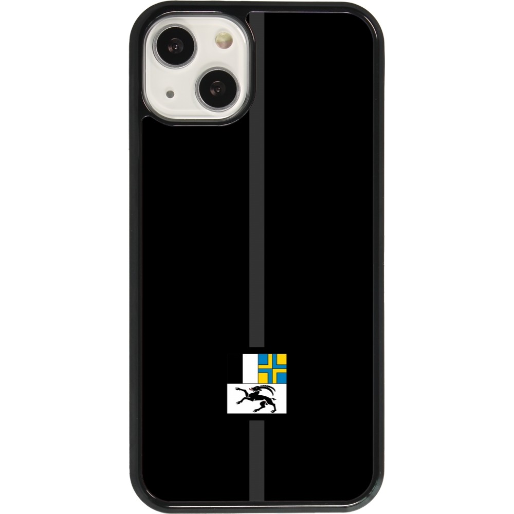 iPhone 13 Case Hülle - Kanton GR schwarz