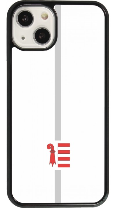 Coque iPhone 13 - Canton JU blanc