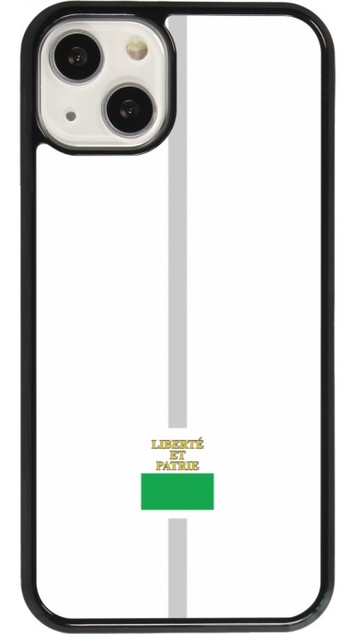 Coque iPhone 13 - Canton VD blanc