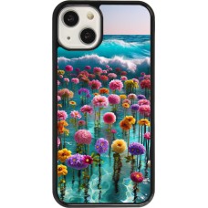 iPhone 13 Case Hülle - Blumenmeer Wellen