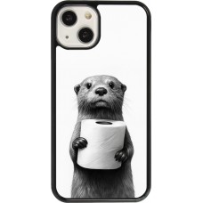 iPhone 13 Case Hülle - Otter Toilettenpapier