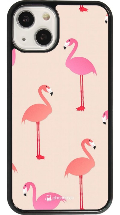 iPhone 13 Case Hülle - Pink Flamingos Pattern