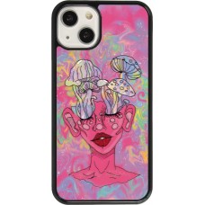 iPhone 13 Case Hülle - Psychedelic pink mushroom