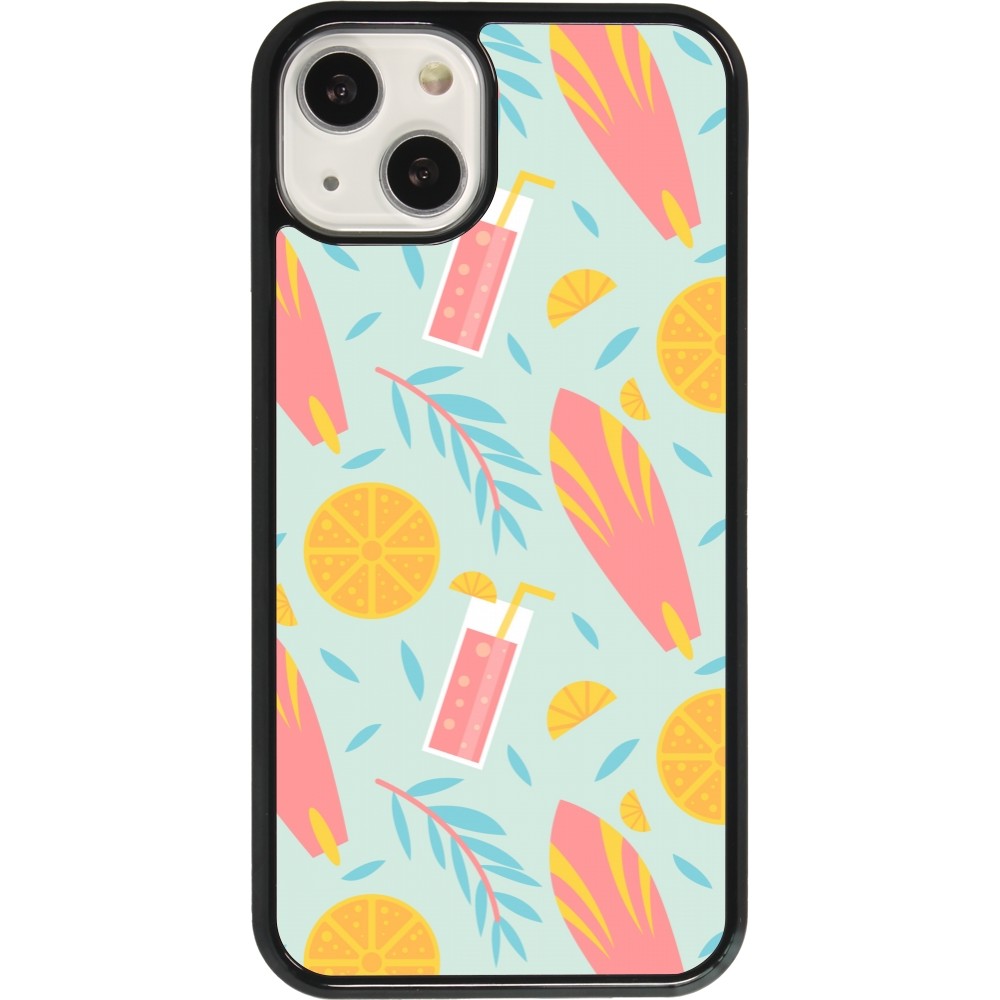 iPhone 13 Case Hülle - Summer 2025 Pattern citron