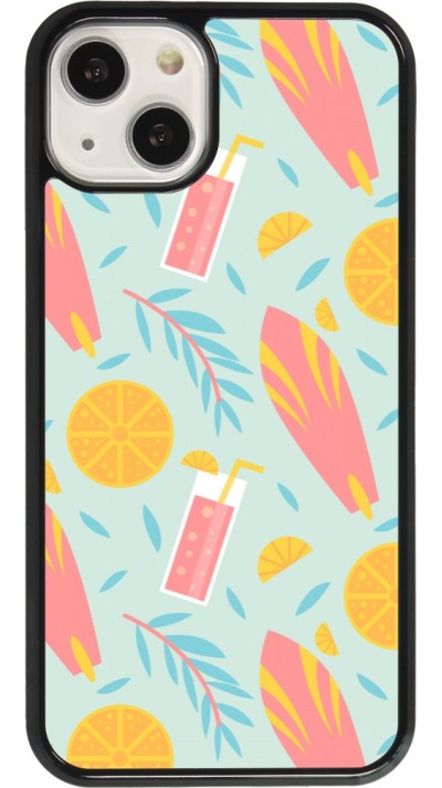 iPhone 13 Case Hülle - Summer 2025 Pattern citron