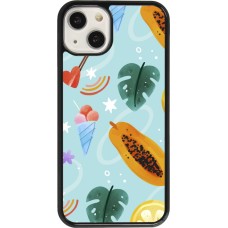 iPhone 13 Case Hülle - Summer 2025 Pattern papaya