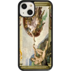 iPhone 13 Case Hülle - Kunstbild - Die Erschaffung Adams - Michelangelo