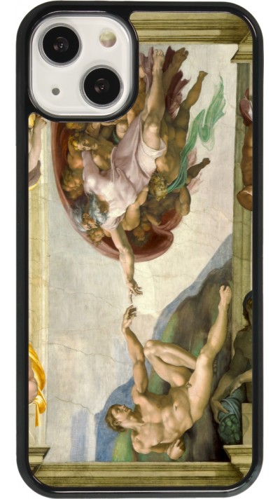 iPhone 13 Case Hülle - Kunstbild - Die Erschaffung Adams - Michelangelo