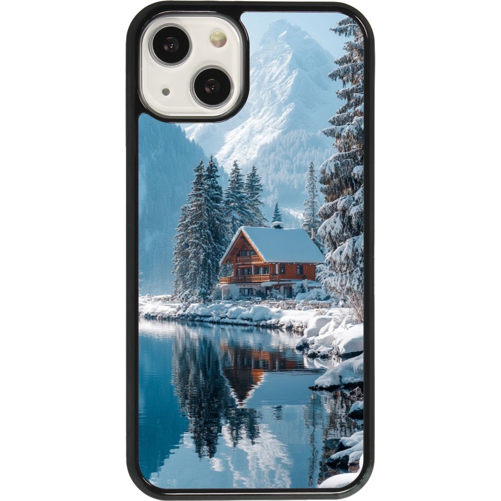 iPhone 13 Case Hülle - Winter 25 Winter house forest day