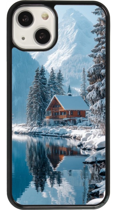 iPhone 13 Case Hülle - Winter 25 Winter house forest day
