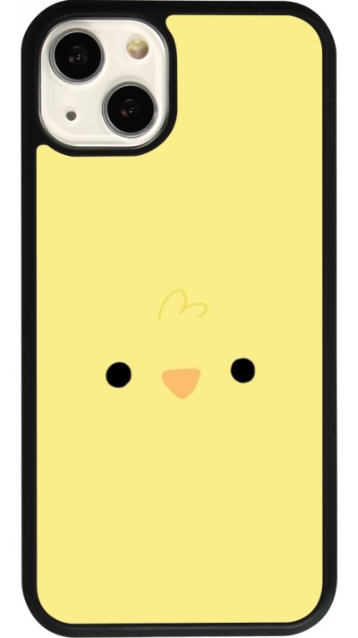 iPhone 13 Case Hülle - Silikon schwarz Easter 2026 Little chicken