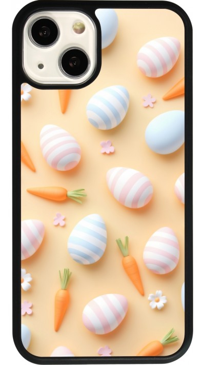 iPhone 13 Case Hülle - Silikon schwarz Easter 2026 Pattern Easter