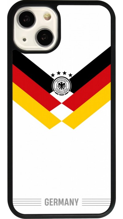iPhone 13 Case Hülle - Silikon schwarz Deutschland 2026 personalisierbares Fussballtrikot
