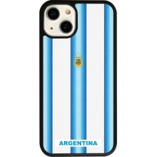 iPhone 13 Case Hülle - Silikon schwarz Argentinien 2026 personalisierbares Fussballtrikot