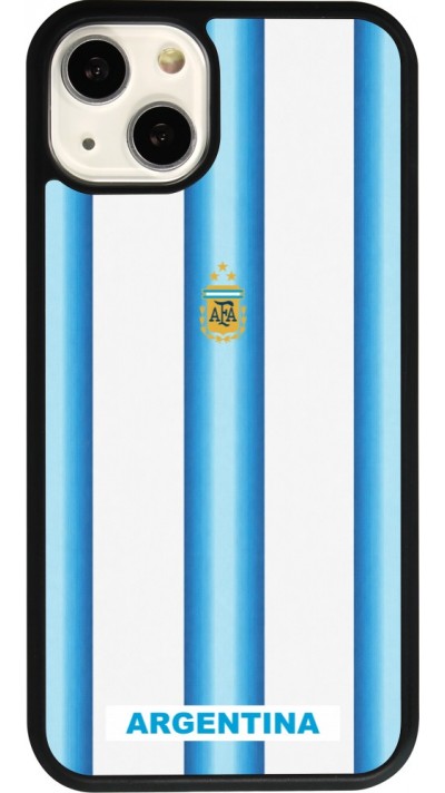 iPhone 13 Case Hülle - Silikon schwarz Argentinien 2026 personalisierbares Fussballtrikot