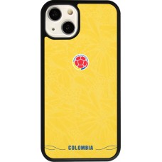 iPhone 13 Case Hülle - Silikon schwarz Kolumbien 2026 personalisierbares Fussballtrikot