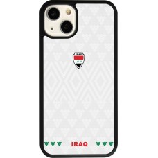 iPhone 13 Case Hülle - Silikon schwarz Irak 2026 personalisierbares Fussballtrikot