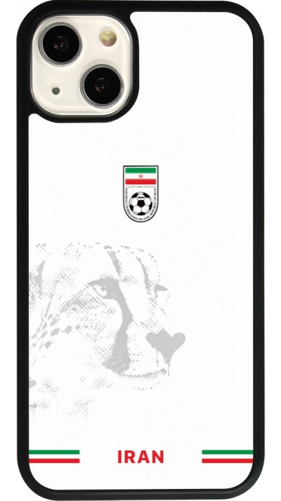 iPhone 13 Case Hülle - Silikon schwarz Iran 2026 personalisierbares Fussballtrikot