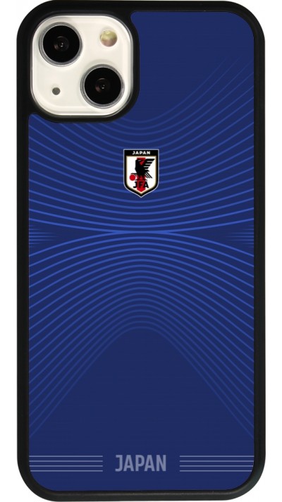 iPhone 13 Case Hülle - Silikon schwarz Japan 2022 personalisierbares Fussballtrikot