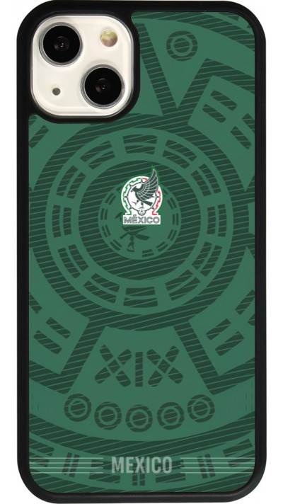 iPhone 13 Case Hülle - Silikon schwarz Mexiko 2026 personalisierbares Fussballtrikot