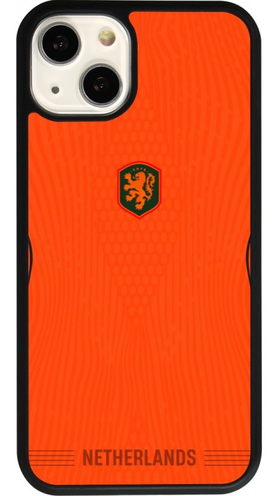 iPhone 13 Case Hülle - Silikon schwarz Niederlande 2026 personalisierbares Fussballtrikot