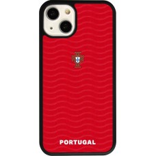 iPhone 13 Case Hülle - Silikon schwarz Portugal 2026 personalisierbares Fussballtrikot
