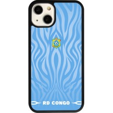 iPhone 13 Case Hülle - Silikon schwarz Demokratische Republik Kongo 2026 personalisierbares Fussballtrikot