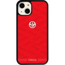 iPhone 13 Case Hülle - Silikon schwarz Tunesien 2026 personalisierbares Fussballtrikot