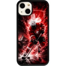 iPhone 13 Case Hülle - Silikon schwarz Hockey World Championship Player