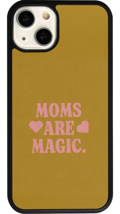 iPhone 13 Case Hülle - Silikon schwarz Mom 2026 Are Magic