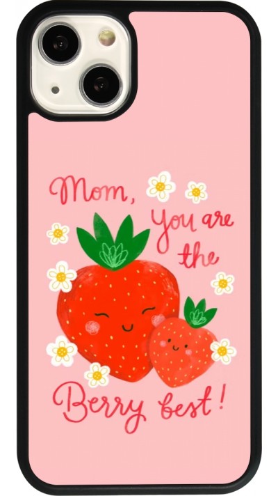 iPhone 13 Case Hülle - Silikon schwarz Mom 2026 Berry best
