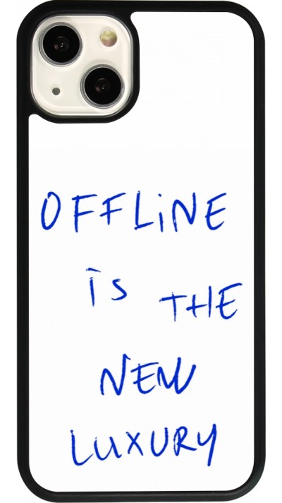 iPhone 13 Case Hülle - Silikon schwarz Offline is the new luxury
