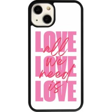 iPhone 13 Case Hülle - Silikon schwarz Saint Valentines Day 26 Love all we need is