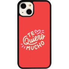 iPhone 13 Case Hülle - Silikon schwarz Saint Valentines Day 26 Te quiero mucho