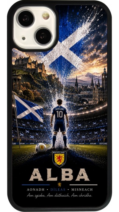 iPhone 13 Case Hülle - Silikon schwarz Fussball Schottland splash 2026