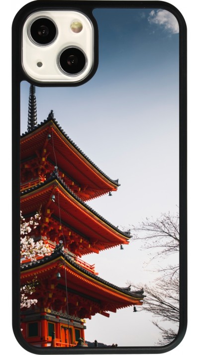 iPhone 13 Case Hülle - Silikon schwarz Spring 23 Japan