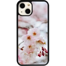 iPhone 13 Case Hülle - Silikon schwarz Cherry tree Spring 2026