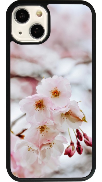 iPhone 13 Case Hülle - Silikon schwarz Cherry tree 2026
