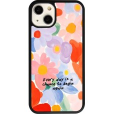 iPhone 13 Case Hülle - Silikon schwarz Every day is a chance 2026